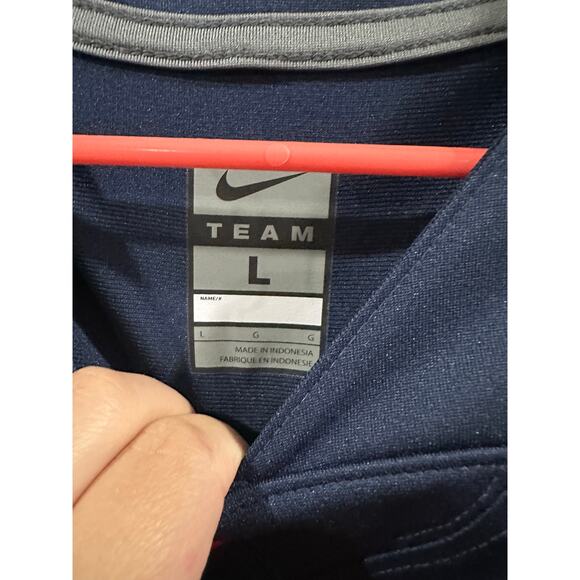 Men's Large Nike #1 Navy Pennsylvania Quakers Endzone Football Jersey - Picture 3 of 4